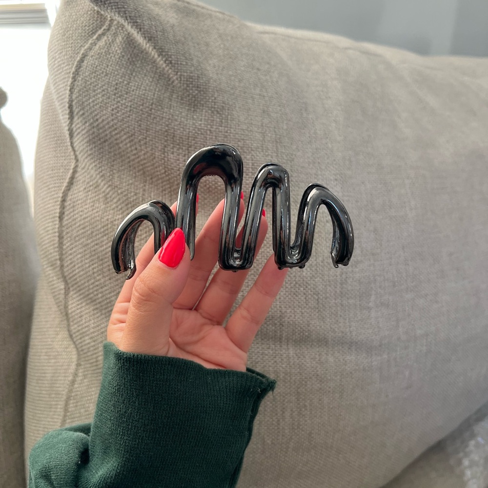 Anthropologie Dark Metal Hair Clip